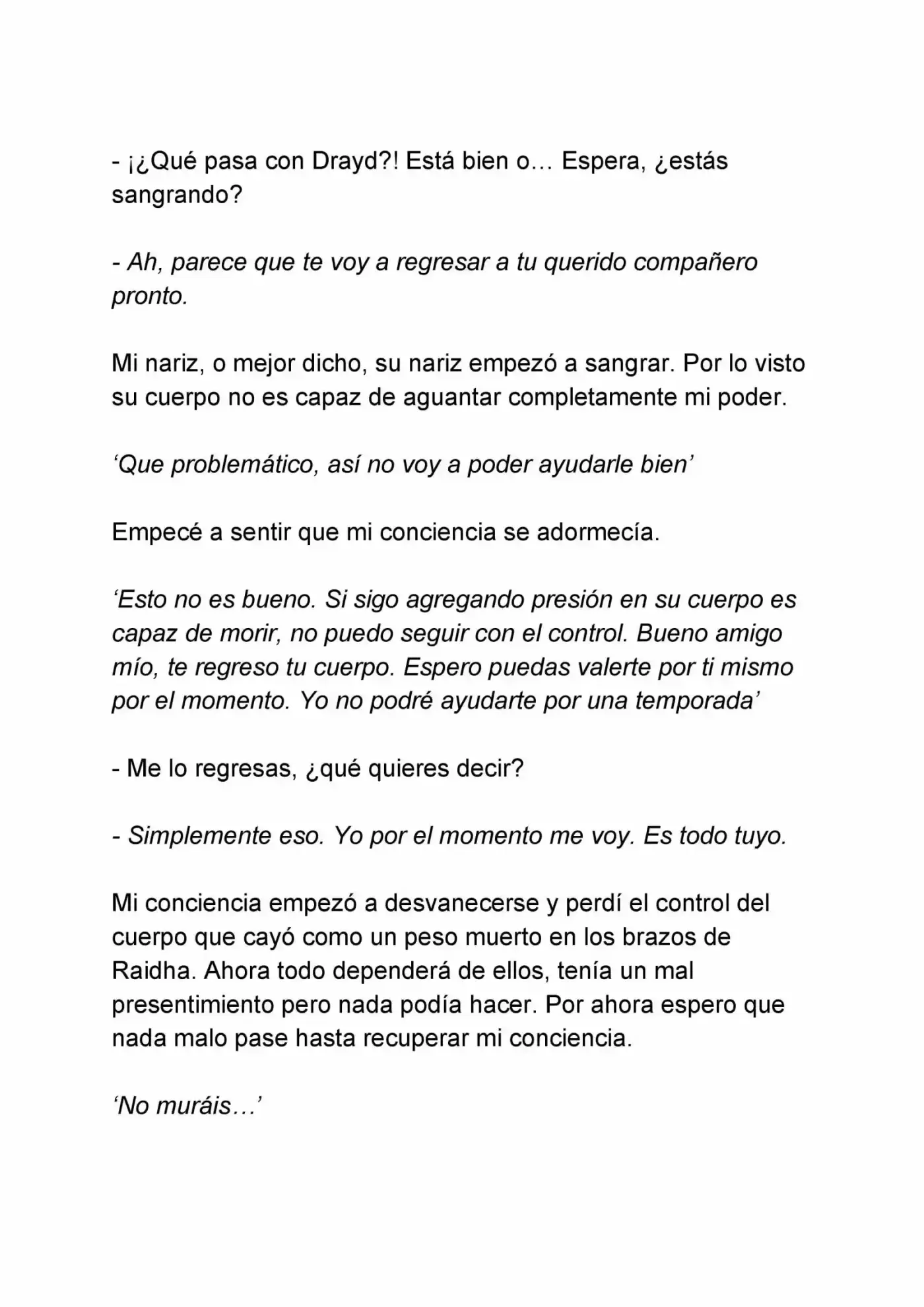 Drayd (Novela) - Capítulo 9 - Página 6 - LectorTMOo