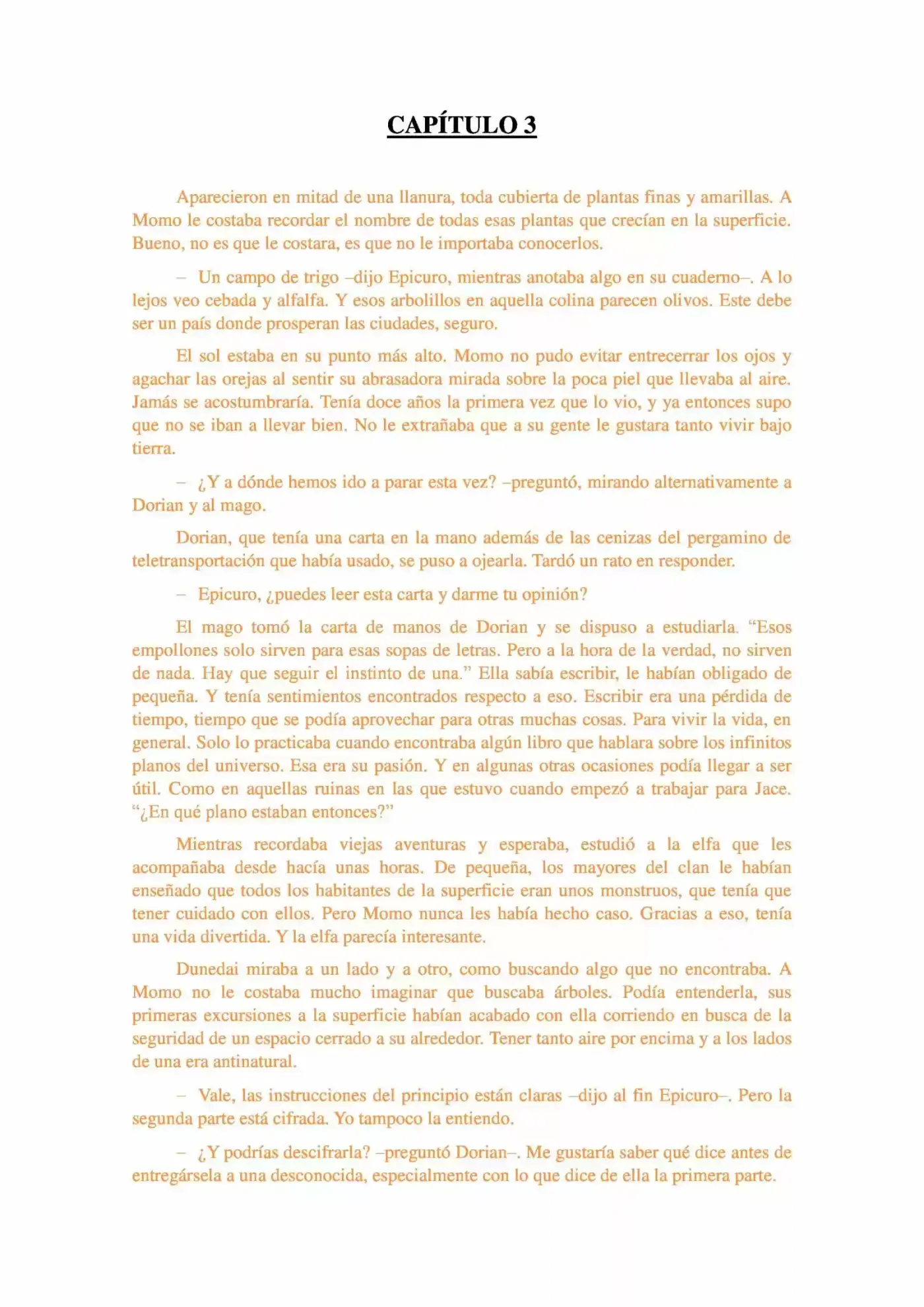 Dream Of Gods (Novela) - Capítulo 3 - Página 1 - LectorTMOo