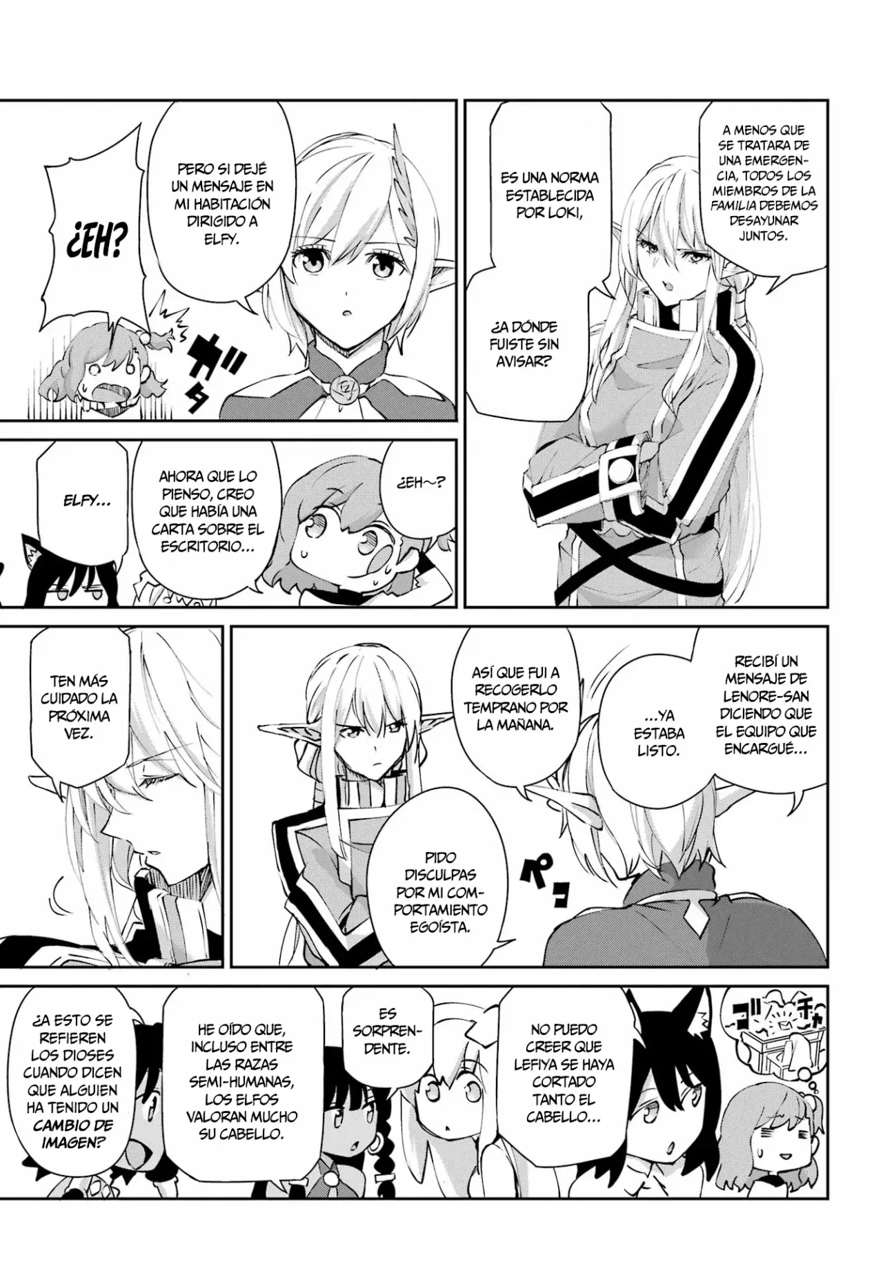 Dungeon Ni Deai Wo Motomeru No Wa Machigatteiru Darou Ka Gaiden: Sword Oratoria - Capítulo 140 - Página 40 - LectorTMOo