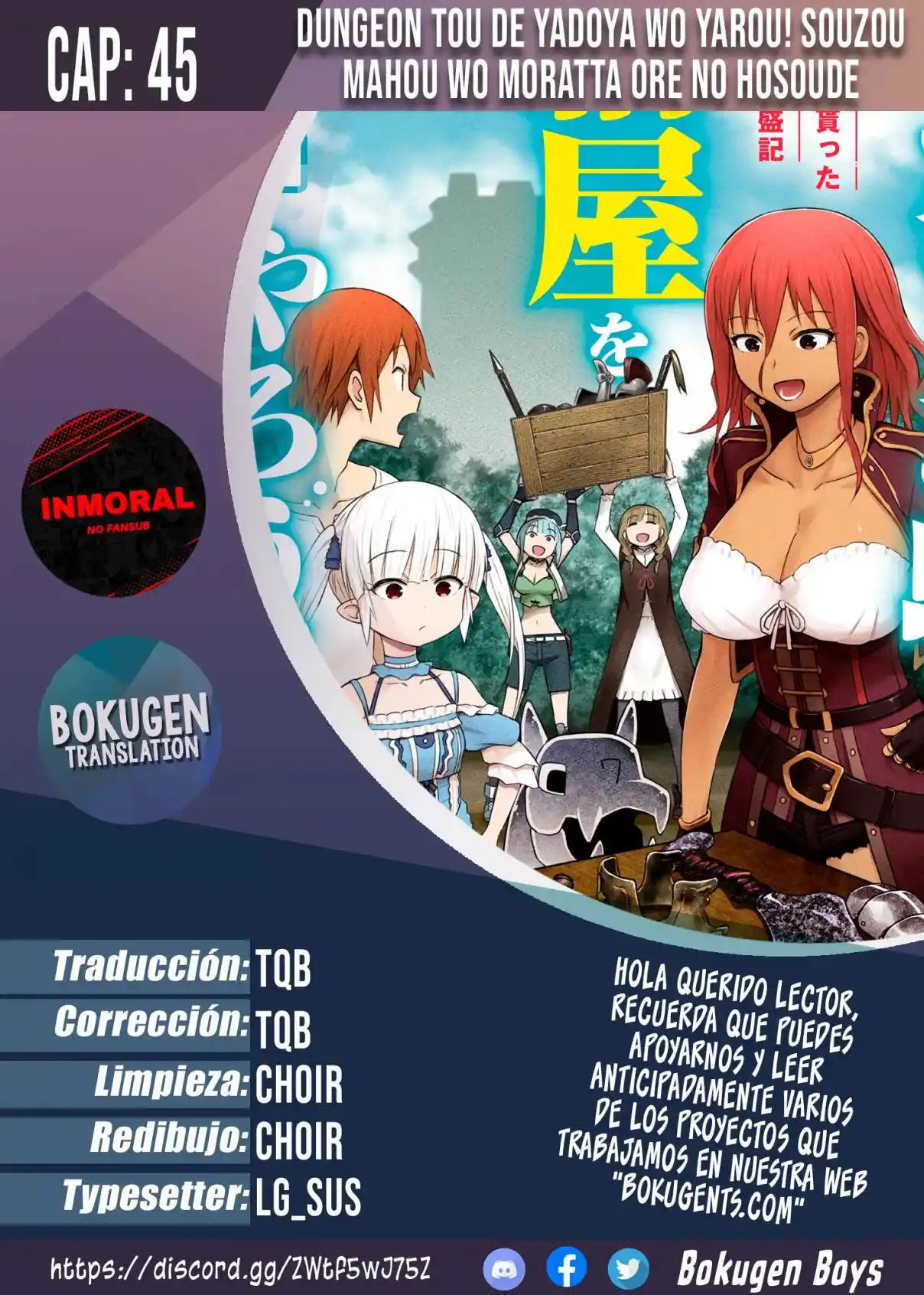 Dungeon Tou De Yadoya O Yarou! Souzou Mahou O Moratta Ore No Hosoude Hanjouki - Capítulo 45 - Página 29 - LectorTMOo