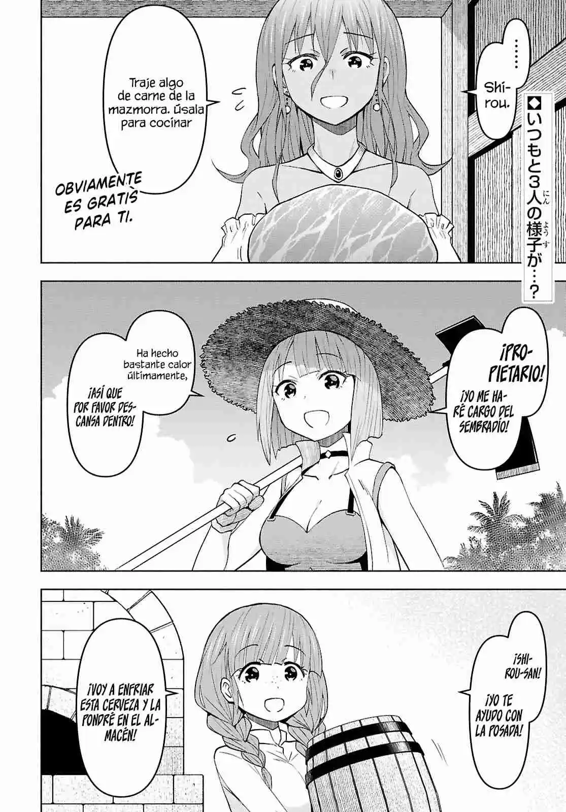 Dungeon Tou De Yadoya O Yarou! Souzou Mahou O Moratta Ore No Hosoude Hanjouki - Capítulo 46 - Página 3 - LectorTMOo