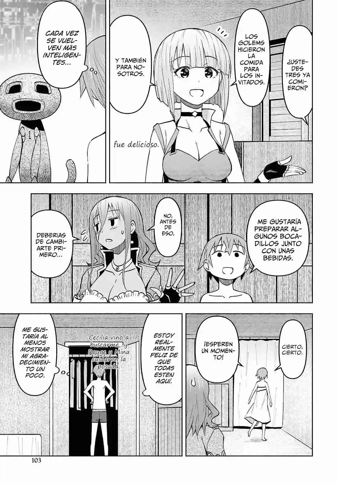 Dungeon Tou De Yadoya O Yarou! Souzou Mahou O Moratta Ore No Hosoude Hanjouki - Capítulo 49 - Página 5 - LectorTMOo