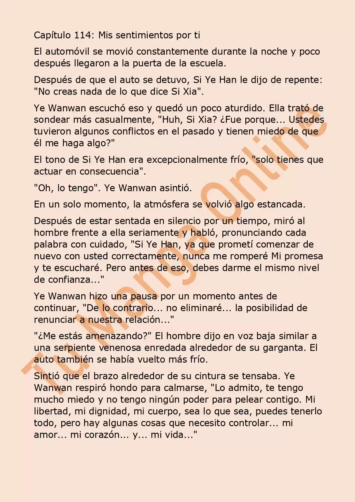 El Perfecto Amor Secreto: La Nueva Esposa Malvada Es Una Pequeña Dulzura. (Novela) - Capítulo 114 - Página 3 - LectorTMOo