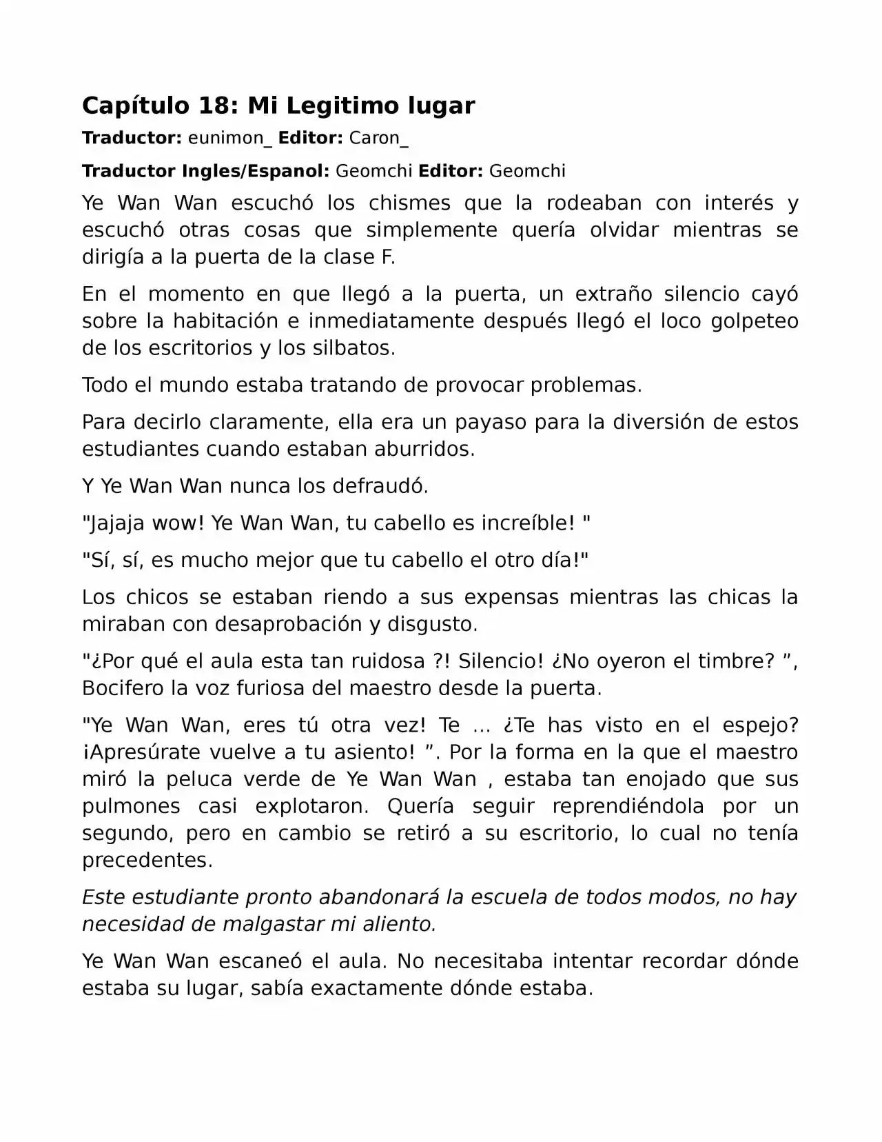 El Perfecto Amor Secreto: La Nueva Esposa Malvada Es Una Pequeña Dulzura. (Novela) - Capítulo 19 - Página 1 - LectorTMOo