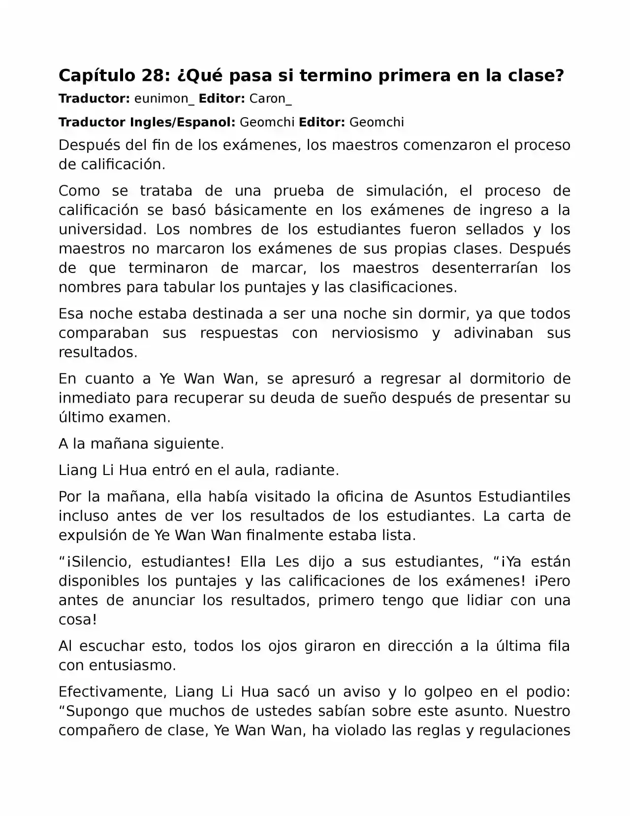 El Perfecto Amor Secreto: La Nueva Esposa Malvada Es Una Pequeña Dulzura. (Novela) - Capítulo 28 - Página 1 - LectorTMOo