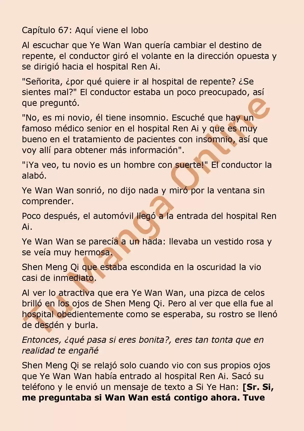 El Perfecto Amor Secreto: La Nueva Esposa Malvada Es Una Pequeña Dulzura. (Novela) - Capítulo 67 - Página 2 - LectorTMOo