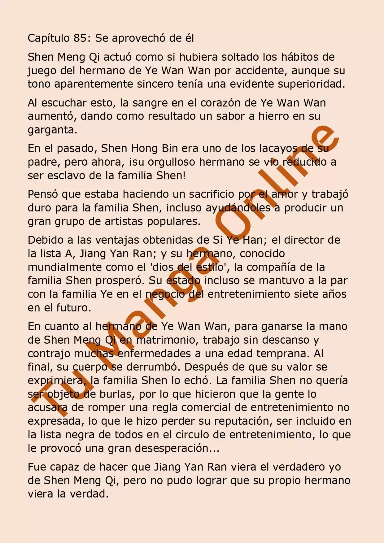 El Perfecto Amor Secreto: La Nueva Esposa Malvada Es Una Pequeña Dulzura. (Novela) - Capítulo 85 - Página 2 - LectorTMOo