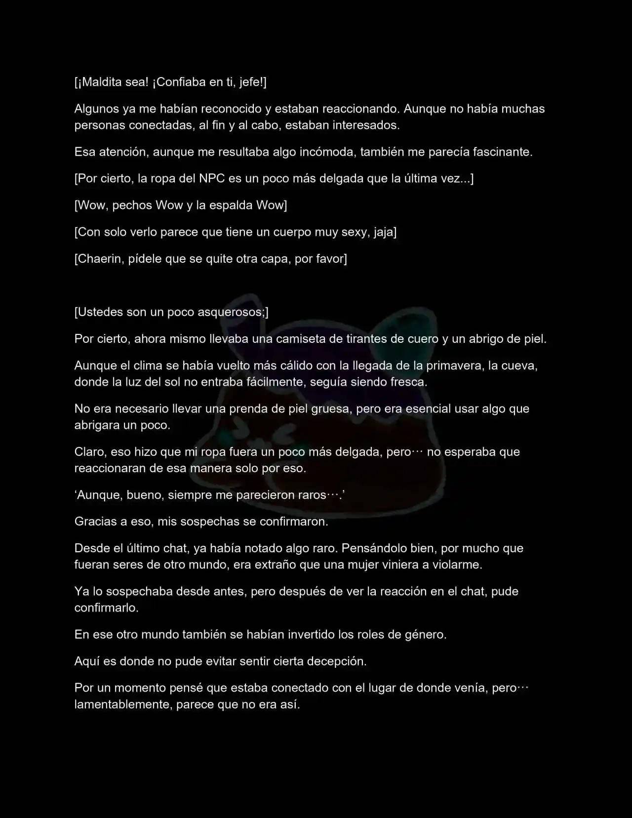 El Popular NPC En Un Juego Con Roles De Género Invertidos (Novela) - Capítulo 12 - Página 5 - LectorTMOo