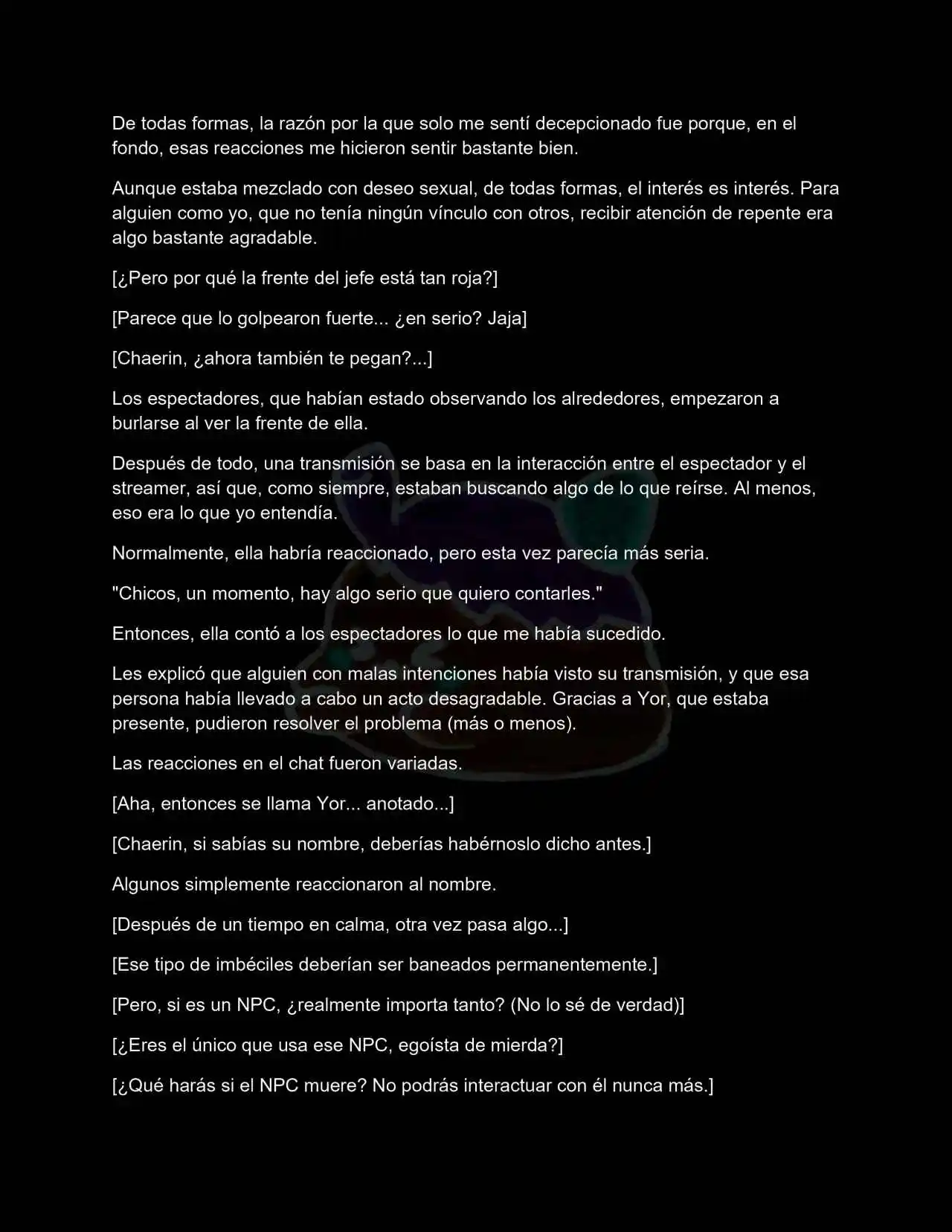 El Popular NPC En Un Juego Con Roles De Género Invertidos (Novela) - Capítulo 12 - Página 6 - LectorTMOo