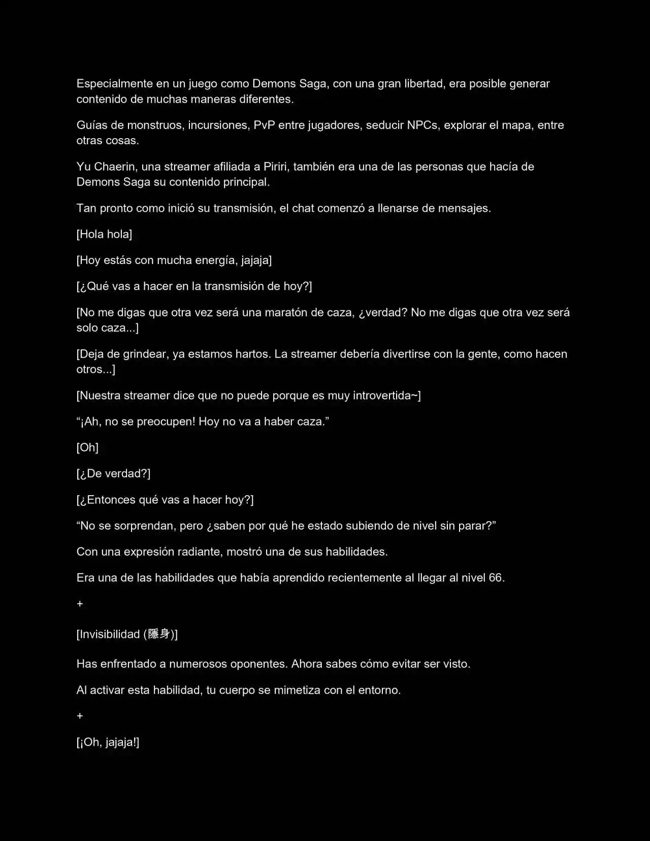 El Popular NPC En Un Juego Con Roles De Género Invertidos (Novela) - Capítulo 3 - Página 7 - LectorTMOo