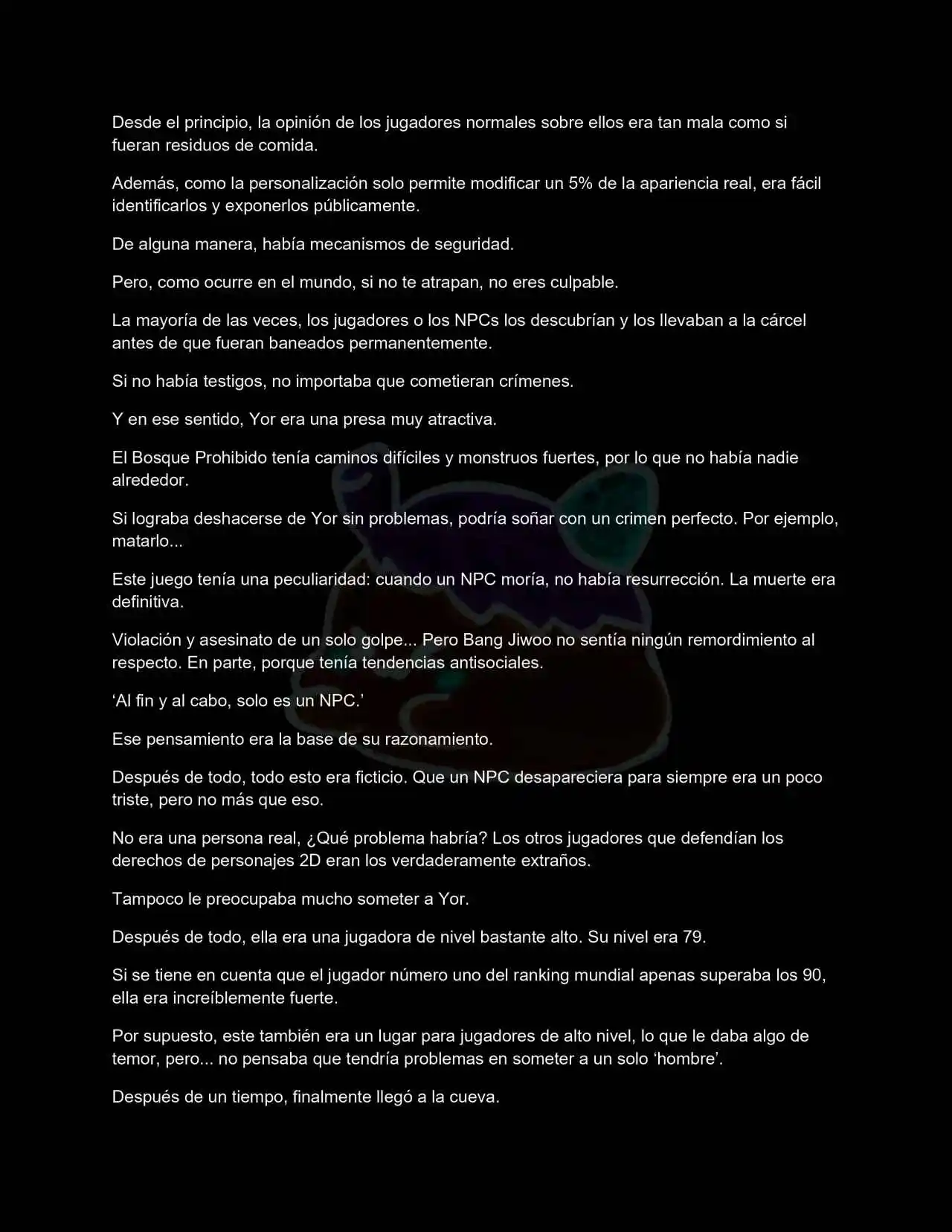 El Popular NPC En Un Juego Con Roles De Género Invertidos (Novela) - Capítulo 9 - Página 5 - LectorTMOo