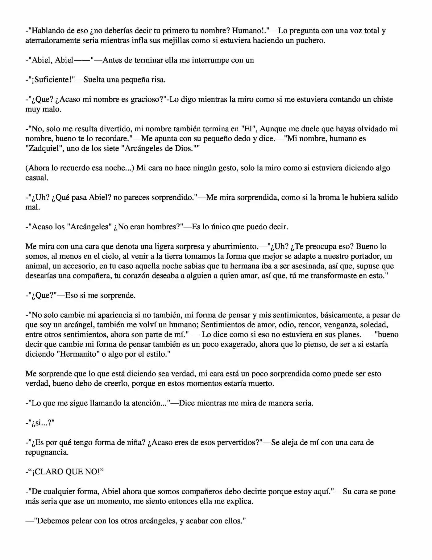 El Portador De Un Arcángel (Novela) (Novela) - Capítulo 1 - Página 4 - LectorTMOo