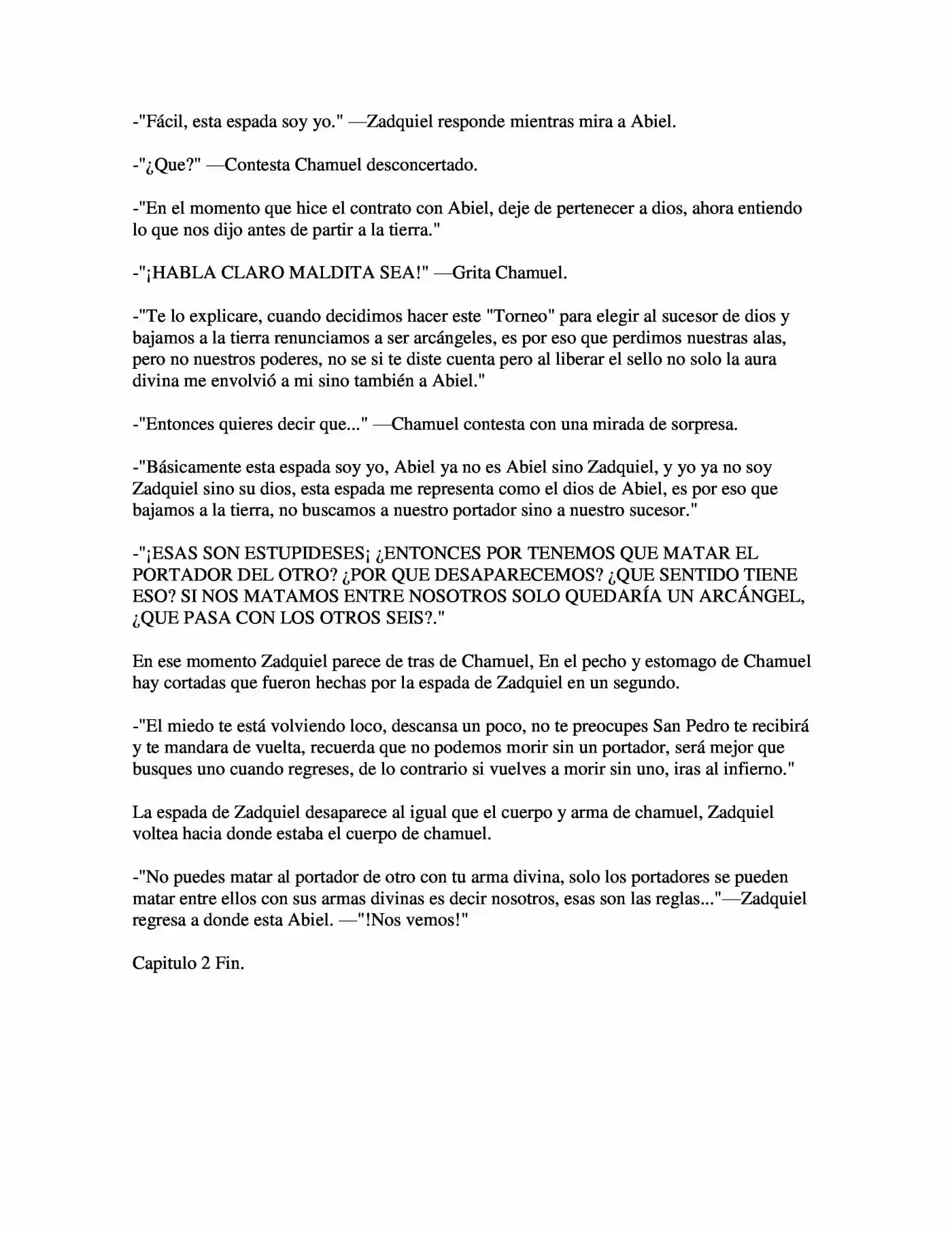 El Portador De Un Arcángel (Novela) (Novela) - Capítulo 2 - Página 6 - LectorTMOo