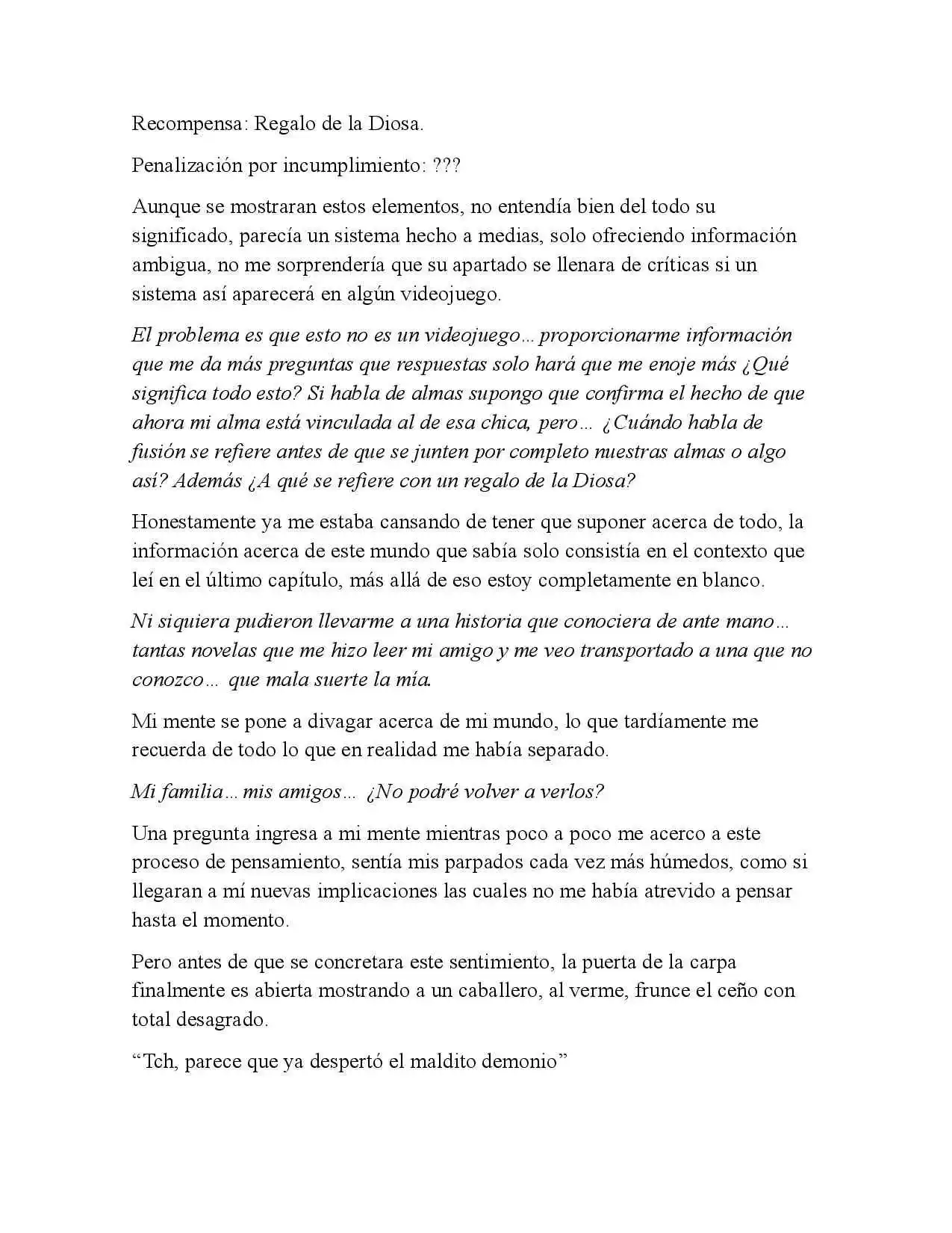 El Príncipe Demonio Quiere Volver A La Normalidad (Novela) - Capítulo 2 - Página 4 - LectorTMOo