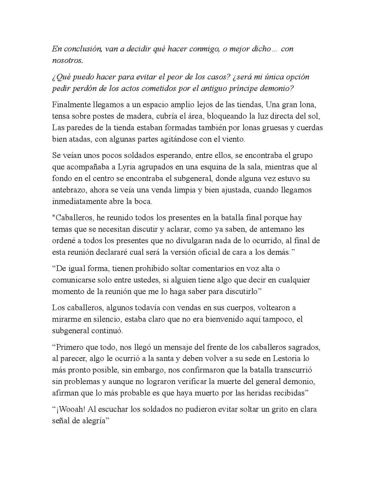El Príncipe Demonio Quiere Volver A La Normalidad (Novela) - Capítulo 2 - Página 9 - LectorTMOo
