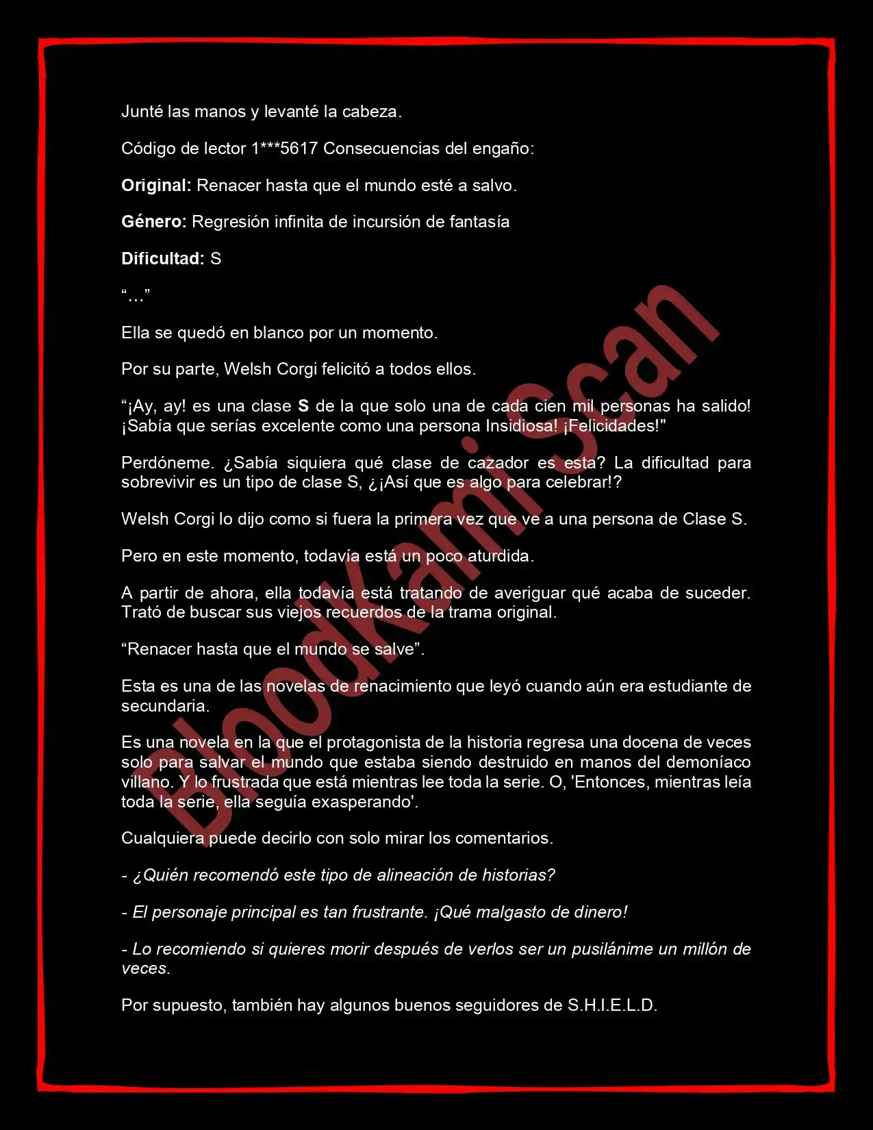 El Privilegio De Un Transmigrante (Novela) - Capítulo 1 - Página 8 - LectorTMOo
