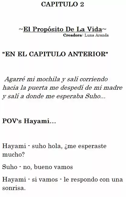 El Propósito De La Vida (Novela) - Capítulo 2 - Página 2 - LectorTMOo