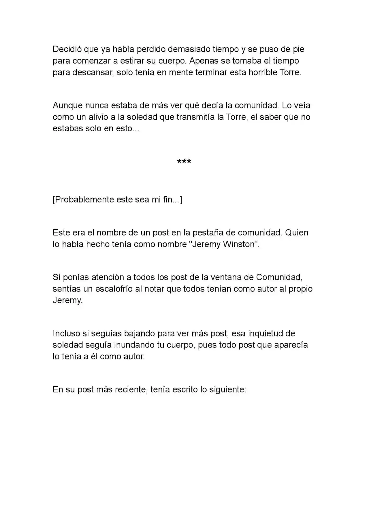 El Que Llegó Más Lejos En La Torre Por Fin Regresa. (Novela) - Capítulo 1 - Página 6 - LectorTMOo