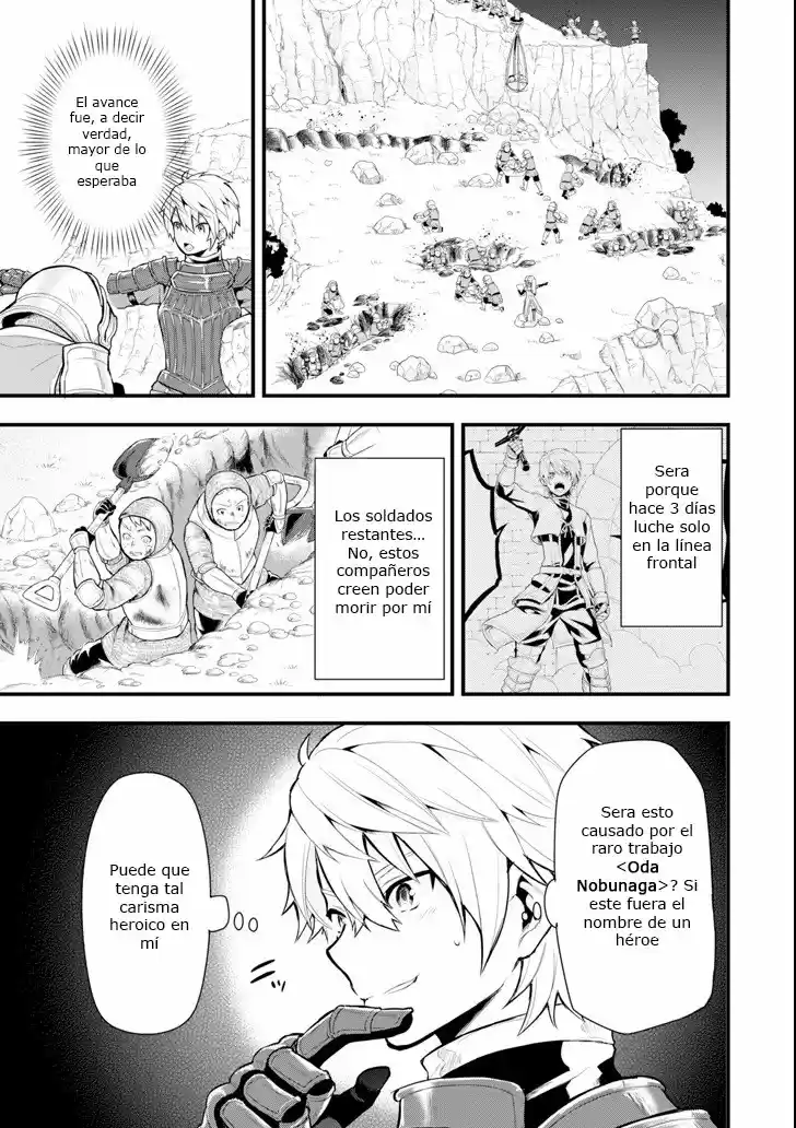 El Raro Trabajo Llamado Oda Nobunaga Resulto Ser Mas Tramposo Que Espadachín Mágico, Así Que Decidí Crear Un Reino capítulo 3 página 14