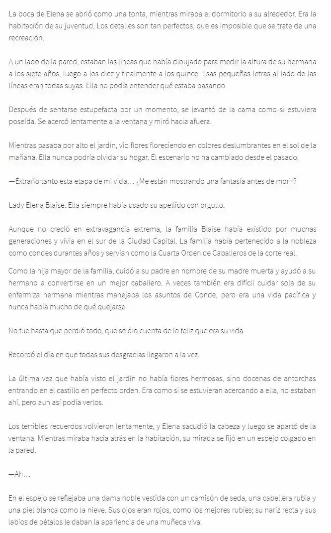 El Regreso De La Dama Malvada (Novela) - Capítulo 1 - Página 4 - LectorTMOo