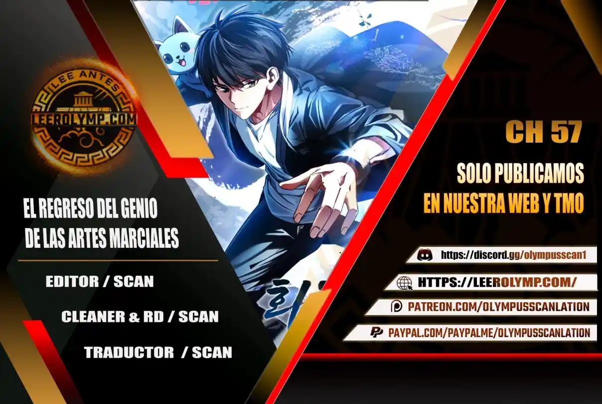 EL REGRESO DEL GENIO DE LAS ARTES MARCIALES - Capítulo 57 - Página 1 - LectorTMOo