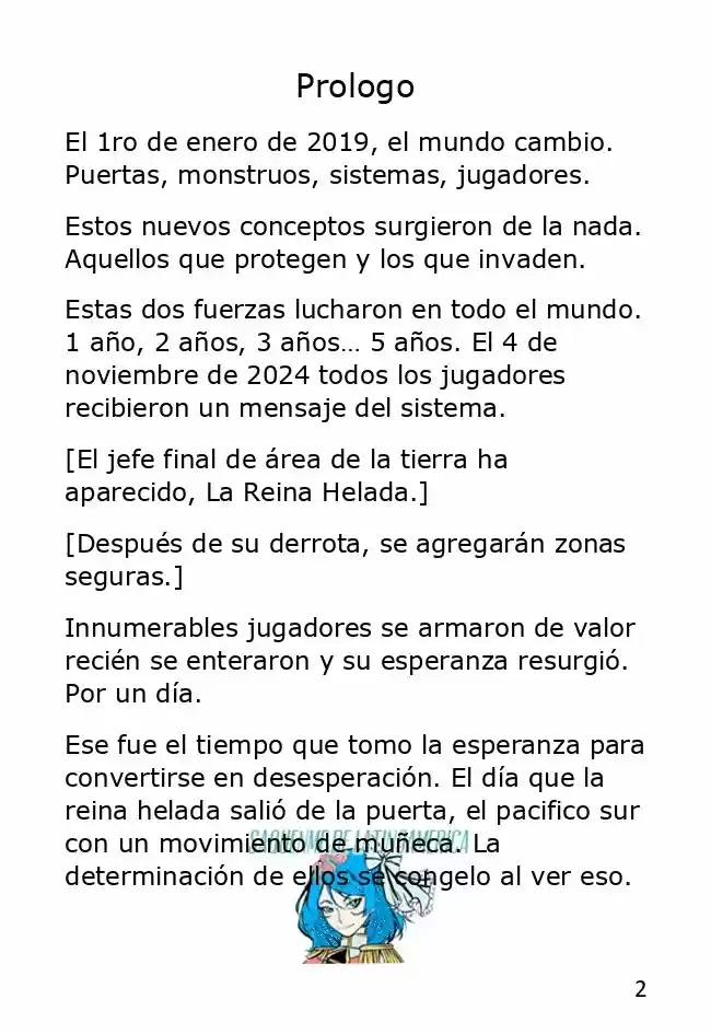 El Regreso Del Jugador Congelado (Novela) - Capítulo - Página 2 - LectorTMOo