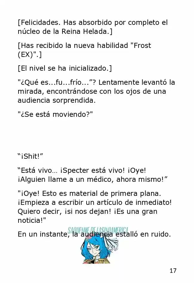 El Regreso Del Jugador Congelado (Novela) - Capítulo - Página 17 - LectorTMOo
