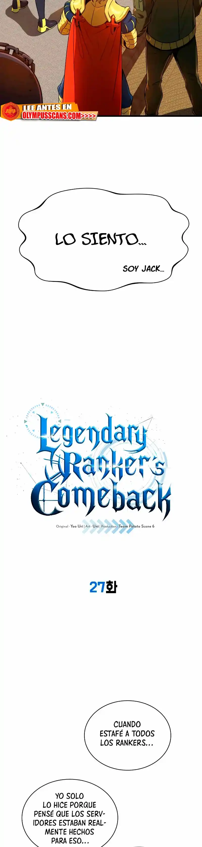 El Regreso Del Legendario Ranker - Capítulo 27 - Página 5 - LectorTMOo