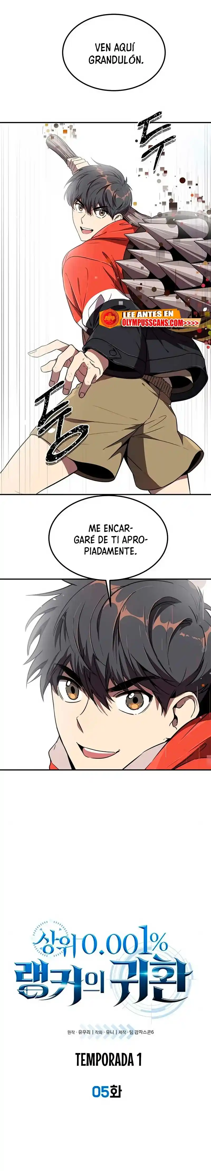 El Regreso Del Legendario Ranker - Capítulo 5 - Página 2 - LectorTMOo