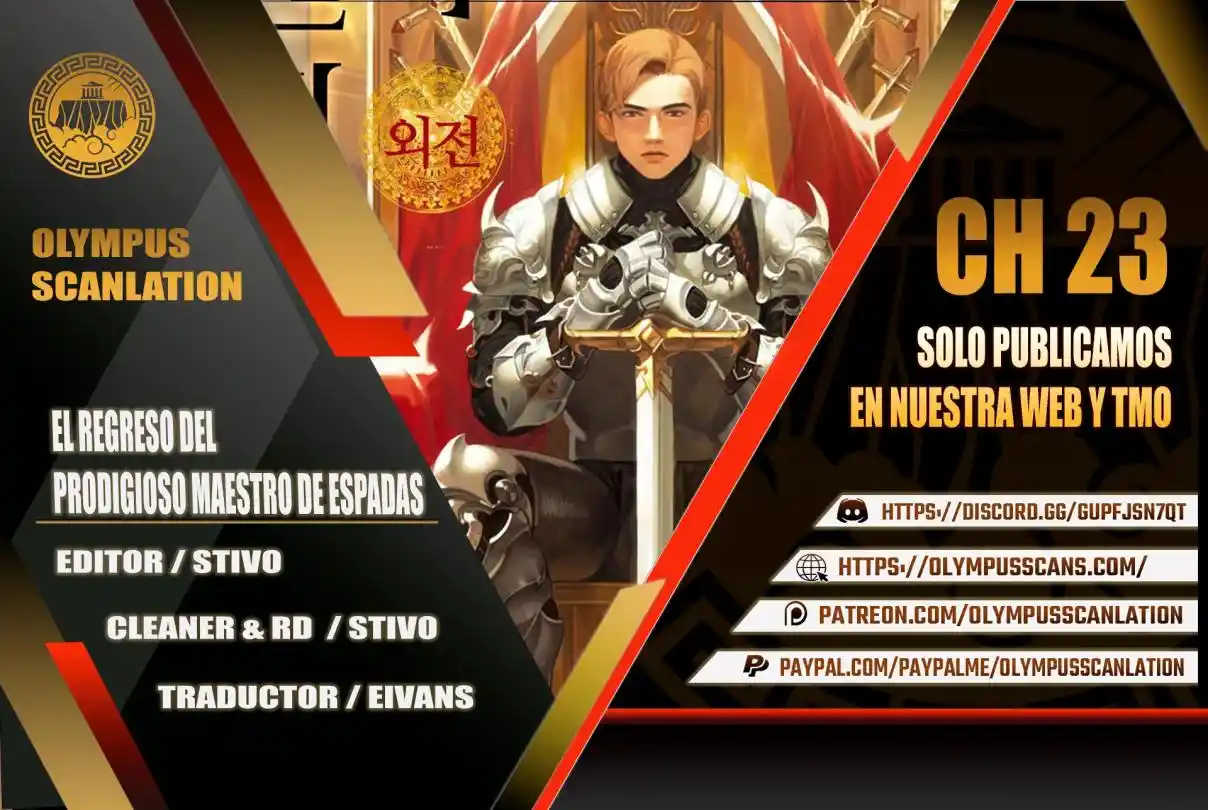 El Regreso Del Prodigioso Maestro De Espadas - Capítulo 23 - Página 1 - LectorTMOo