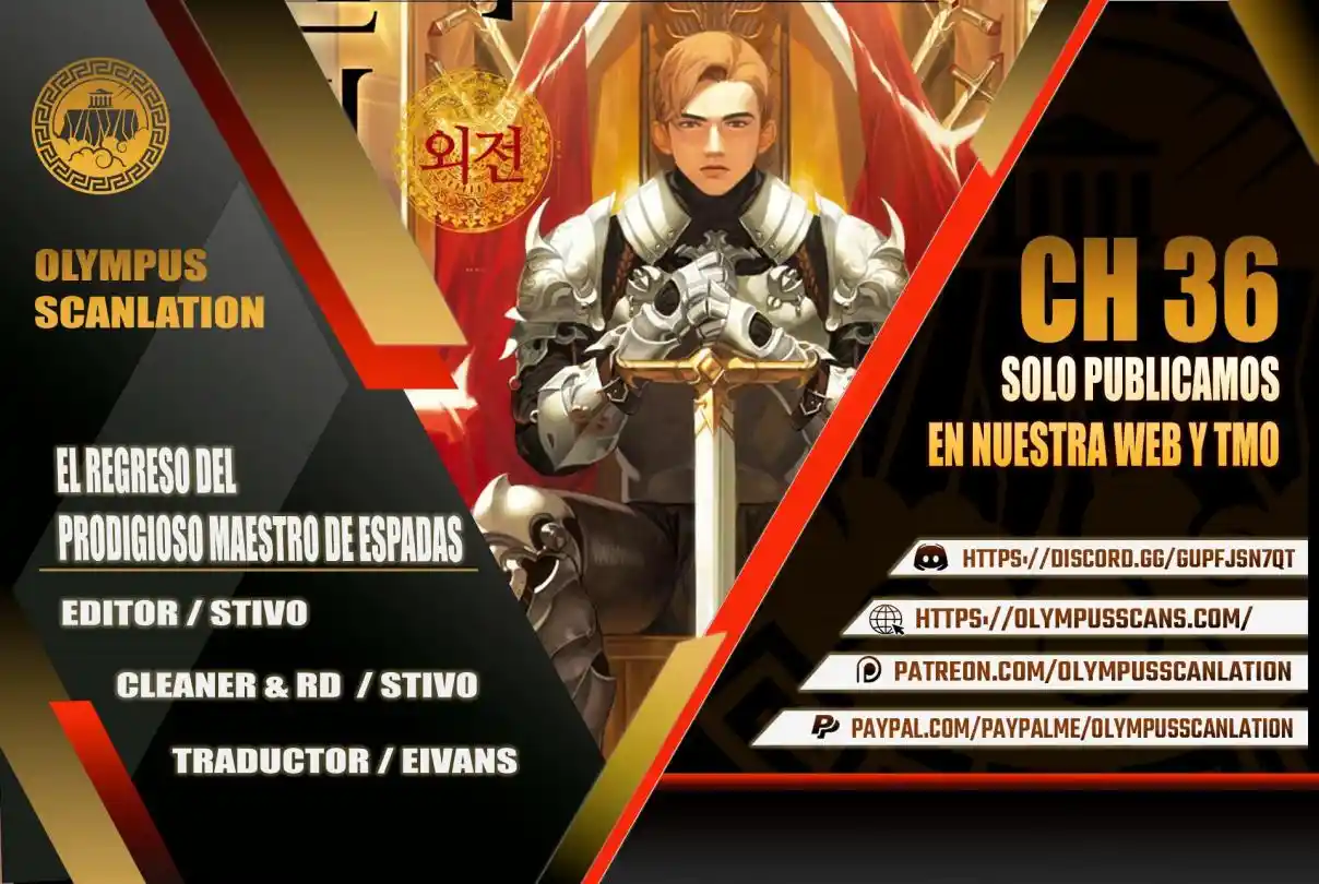 El Regreso Del Prodigioso Maestro De Espadas - Capítulo 36 - Página 1 - LectorTMOo