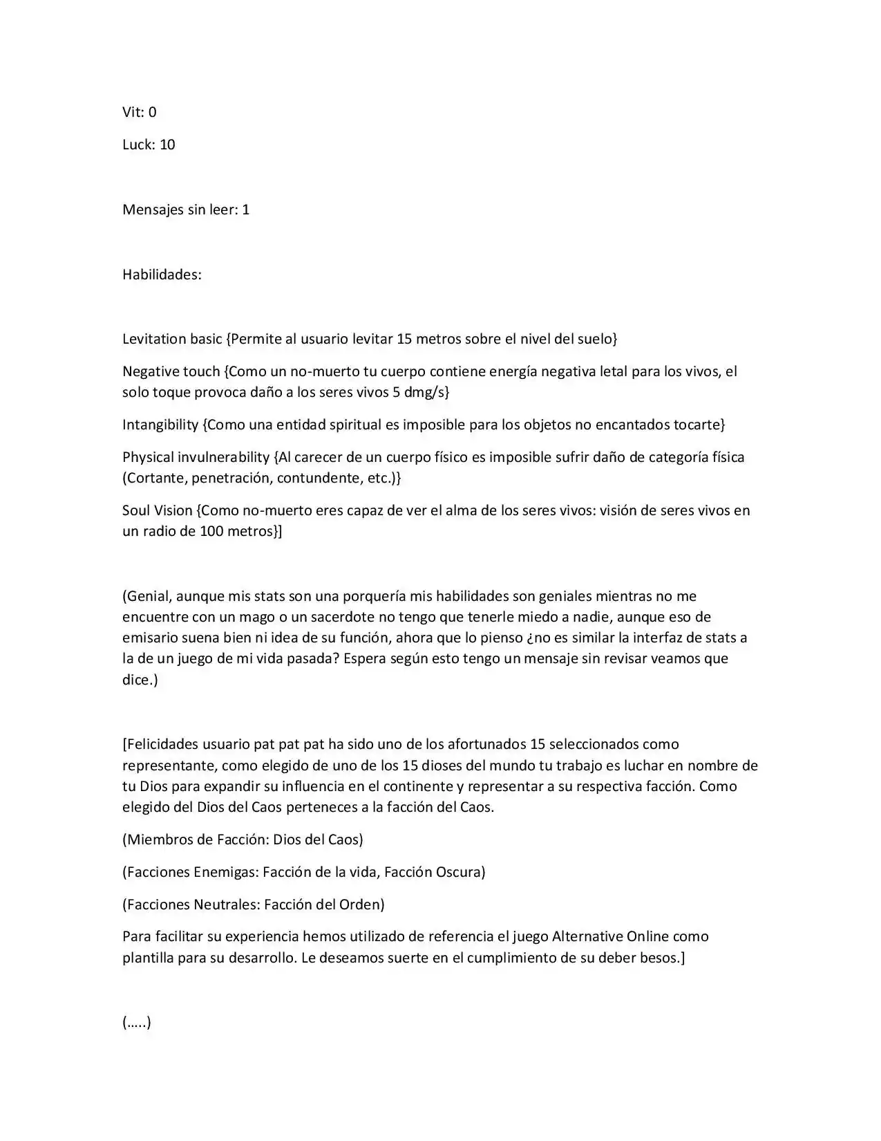 Emissary Of Chaos (Novela) - Capítulo 1 - Página 4 - LectorTMOo