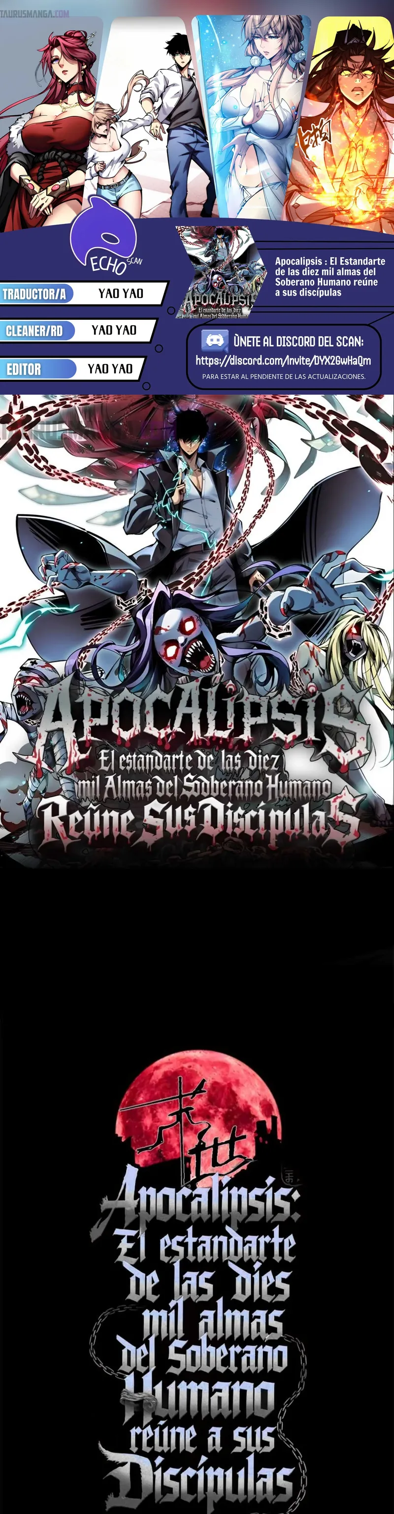 Emperador Del Apocalipsis: Con Mi Estandarte Convocaré A Todas Mis Discípulas - Capítulo 2 - Página 1 - LectorTMOo
