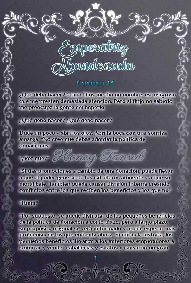 Emperatriz Abandonada (Novela) - Capítulo 14 - Página 4 - LectorTMOo