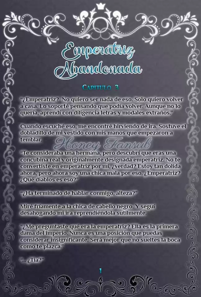 Emperatriz Abandonada (Novela) - Capítulo 3 - Página 4 - LectorTMOo