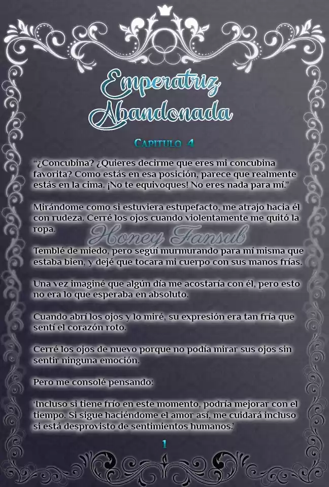 Emperatriz Abandonada (Novela) - Capítulo 4 - Página 4 - LectorTMOo