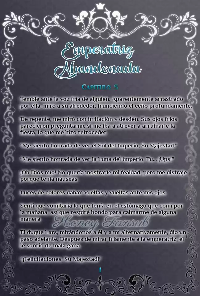 Emperatriz Abandonada (Novela) - Capítulo 5 - Página 4 - LectorTMOo
