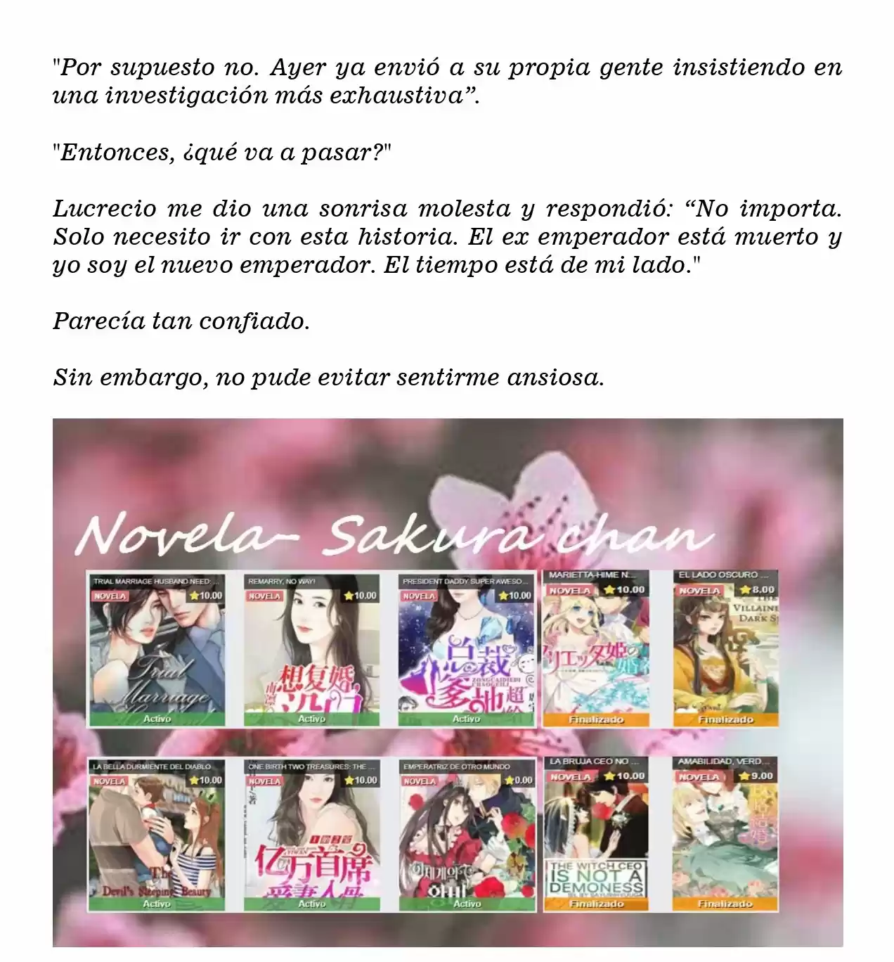 Emperatriz De Otro Mundo (Novela) - Capítulo 21 - Página 5 - LectorTMOo