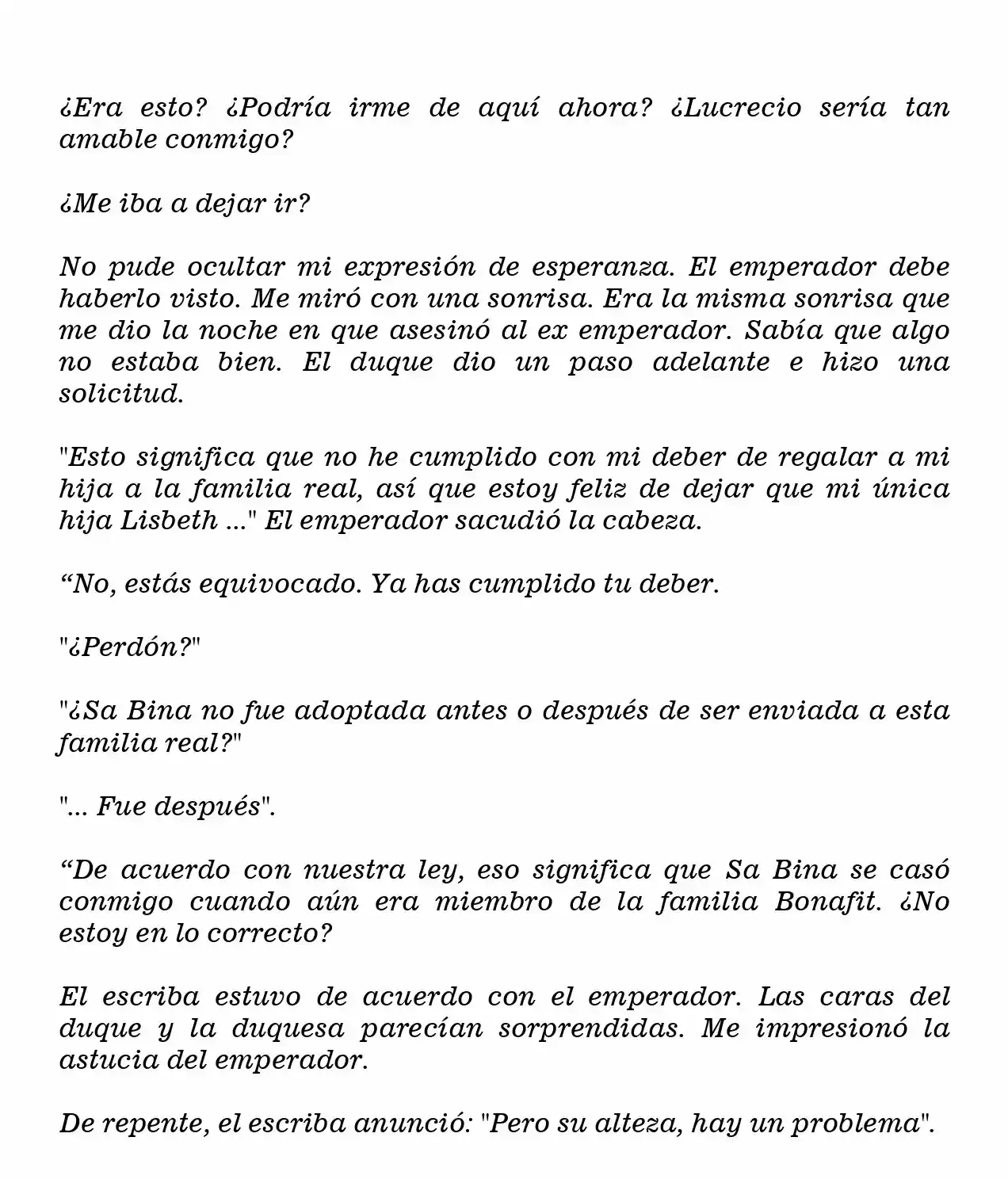 Emperatriz De Otro Mundo (Novela) - Capítulo 28 - Página 5 - LectorTMOo