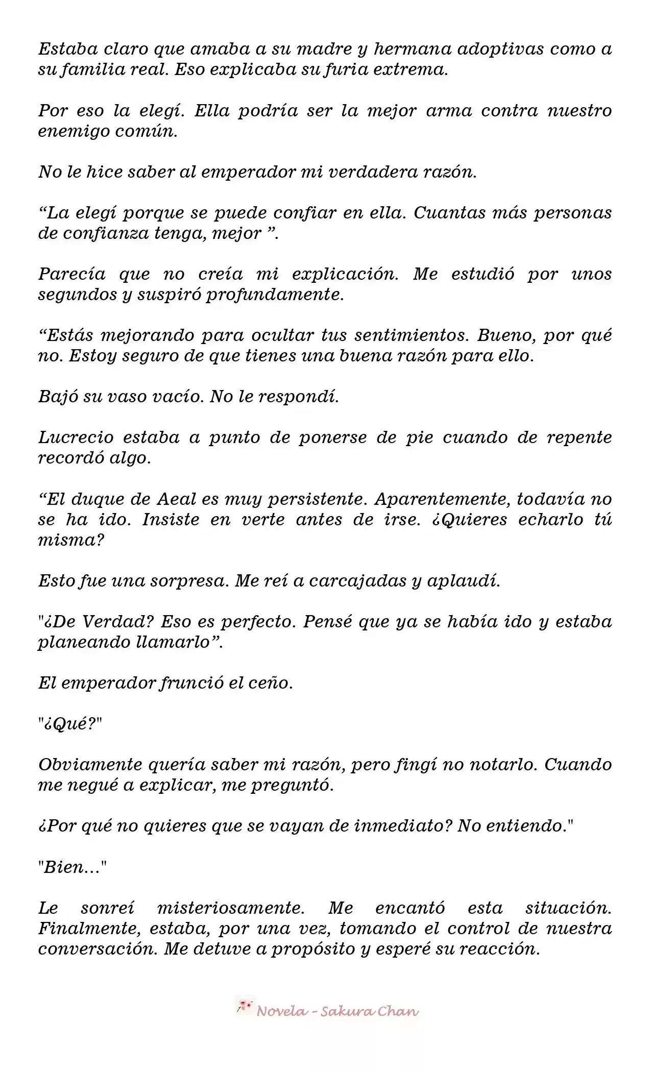 Emperatriz De Otro Mundo (Novela) - Capítulo 39 - Página 5 - LectorTMOo