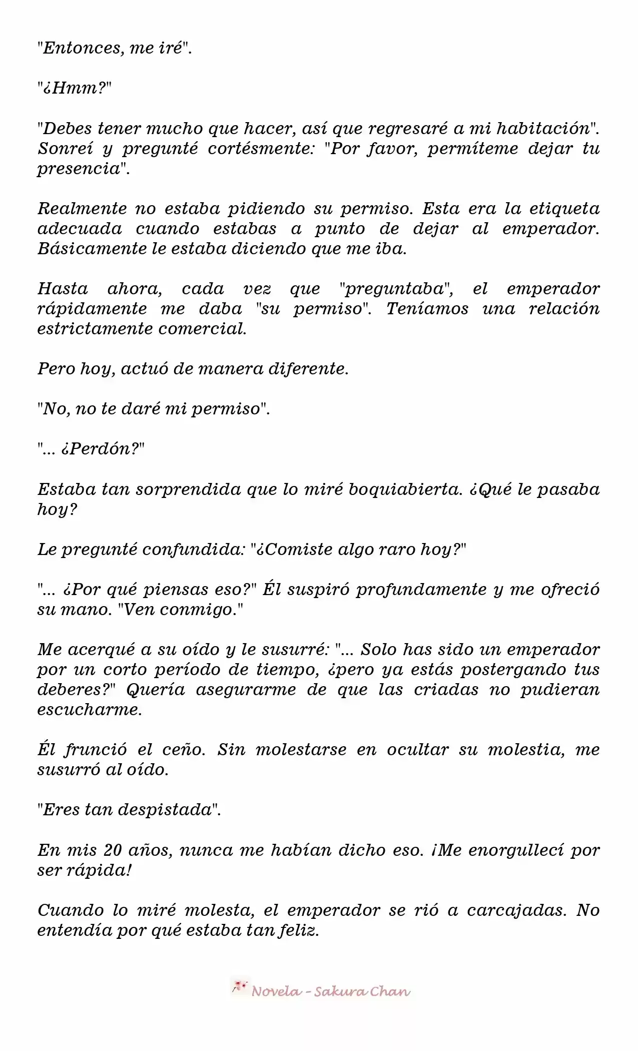 Emperatriz De Otro Mundo (Novela) - Capítulo 45 - Página 5 - LectorTMOo