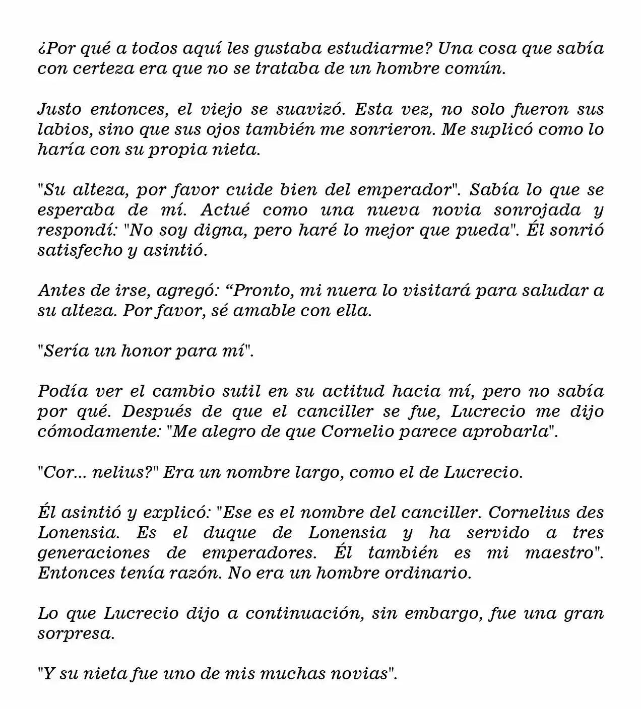 Emperatriz De Otro Mundo (Novela) - Capítulo 55 - Página 6 - LectorTMOo