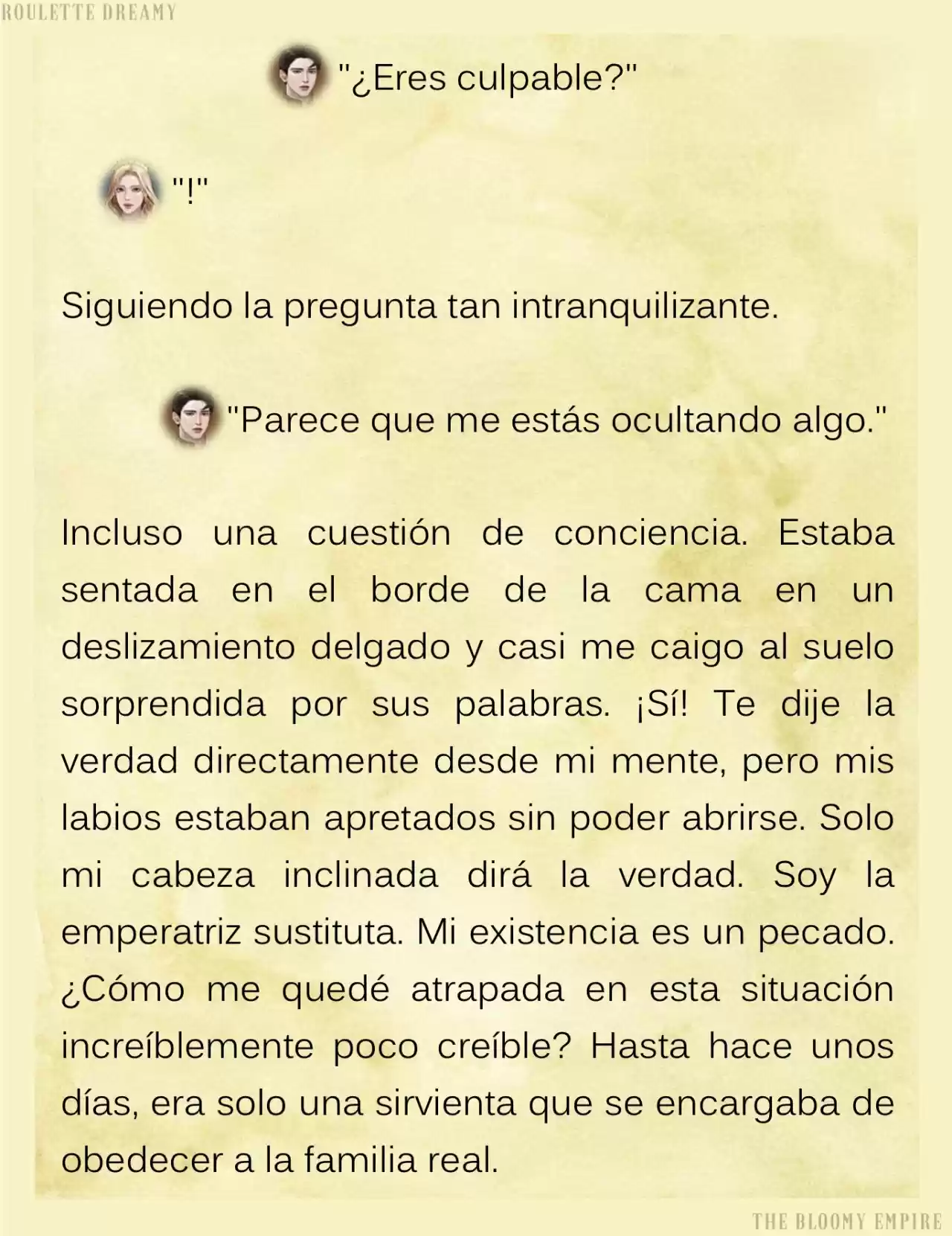 Emperatriz Sustituta Pero Pasó La Primera Noche (Novela) - Capítulo 1 - Página 7 - LectorTMOo