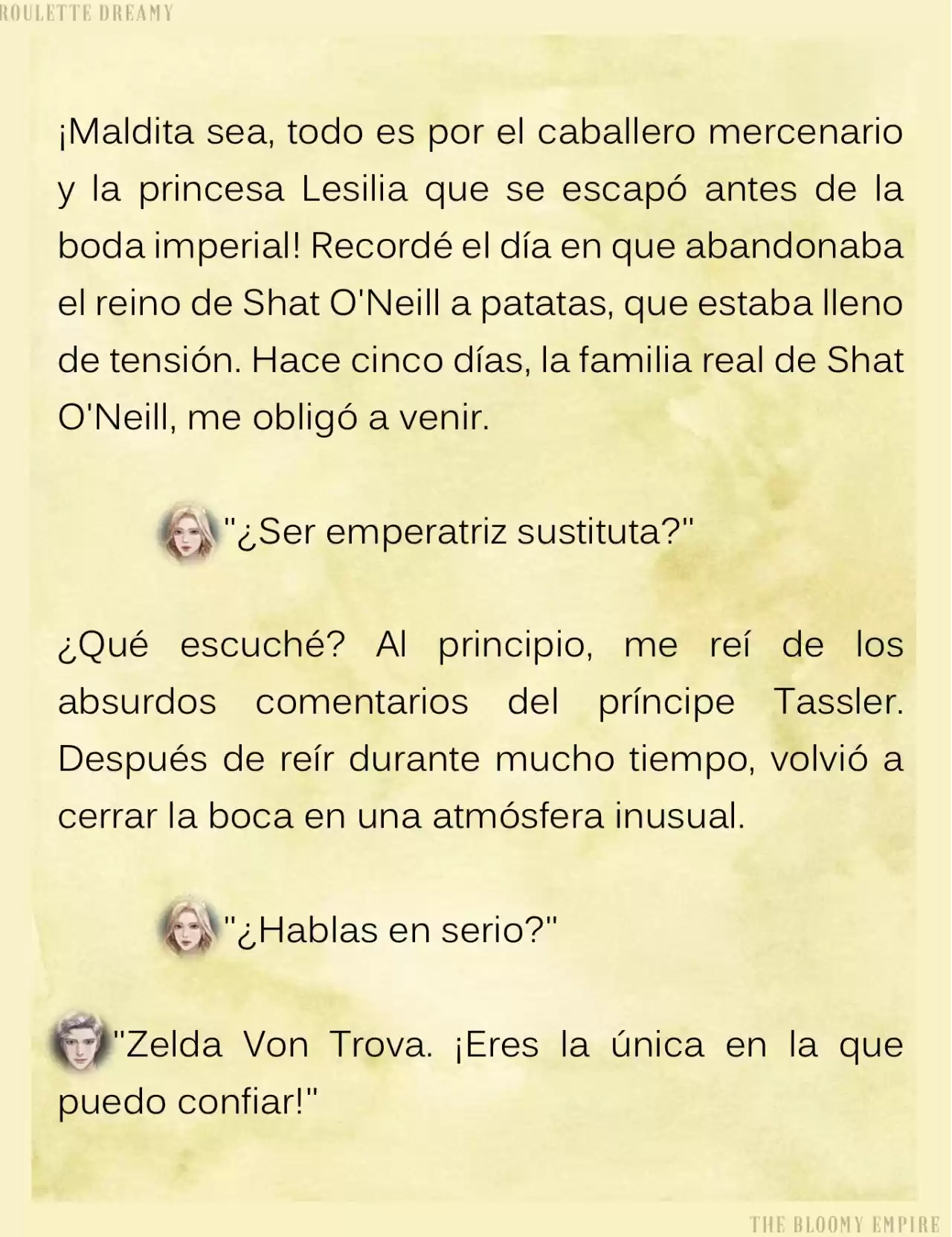 Emperatriz Sustituta Pero Pasó La Primera Noche (Novela) - Capítulo 1 - Página 8 - LectorTMOo
