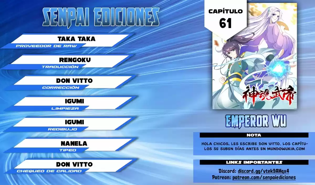 Emperor Wu - Capítulo 61 - Página 1 - LectorTMOo