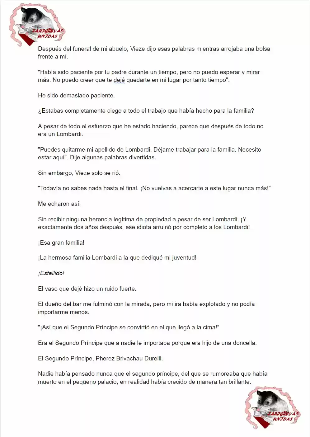 En Esta Vida Seré La Matriarca De Esta Familia (Novela) (Novela) - Capítulo 1 - Página 8 - LectorTMOo
