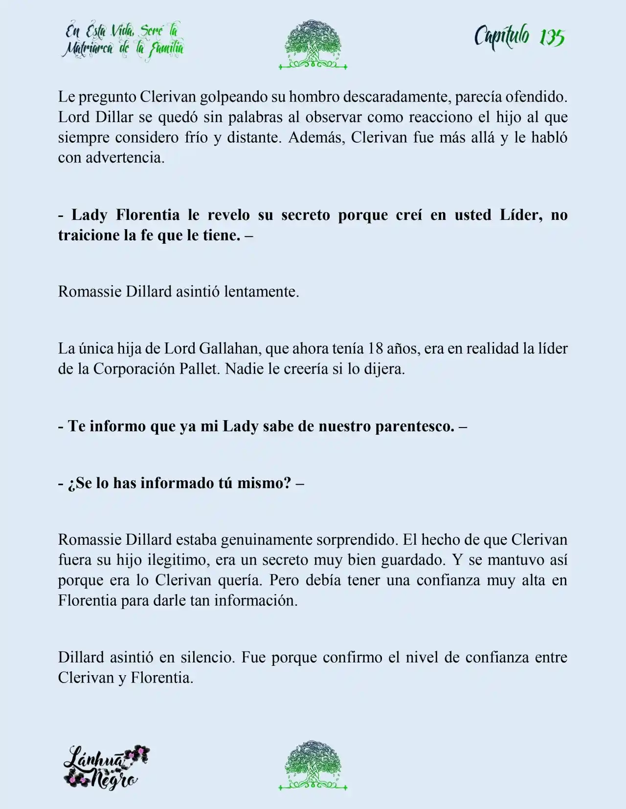 En Esta Vida Seré La Matriarca De Esta Familia (Novela) (Novela) - Capítulo 135 - Página 10 - LectorTMOo