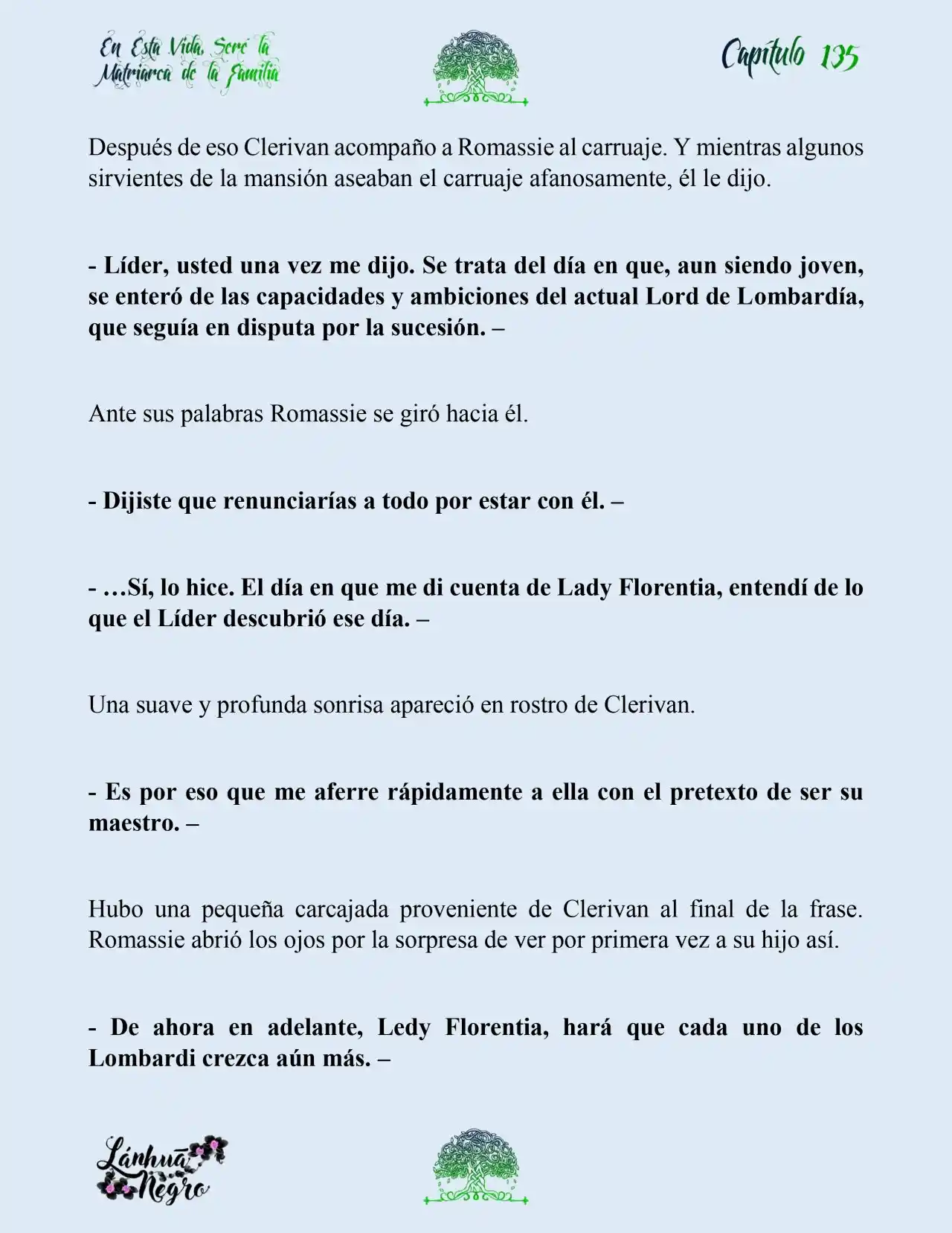 En Esta Vida Seré La Matriarca De Esta Familia (Novela) (Novela) - Capítulo 135 - Página 11 - LectorTMOo