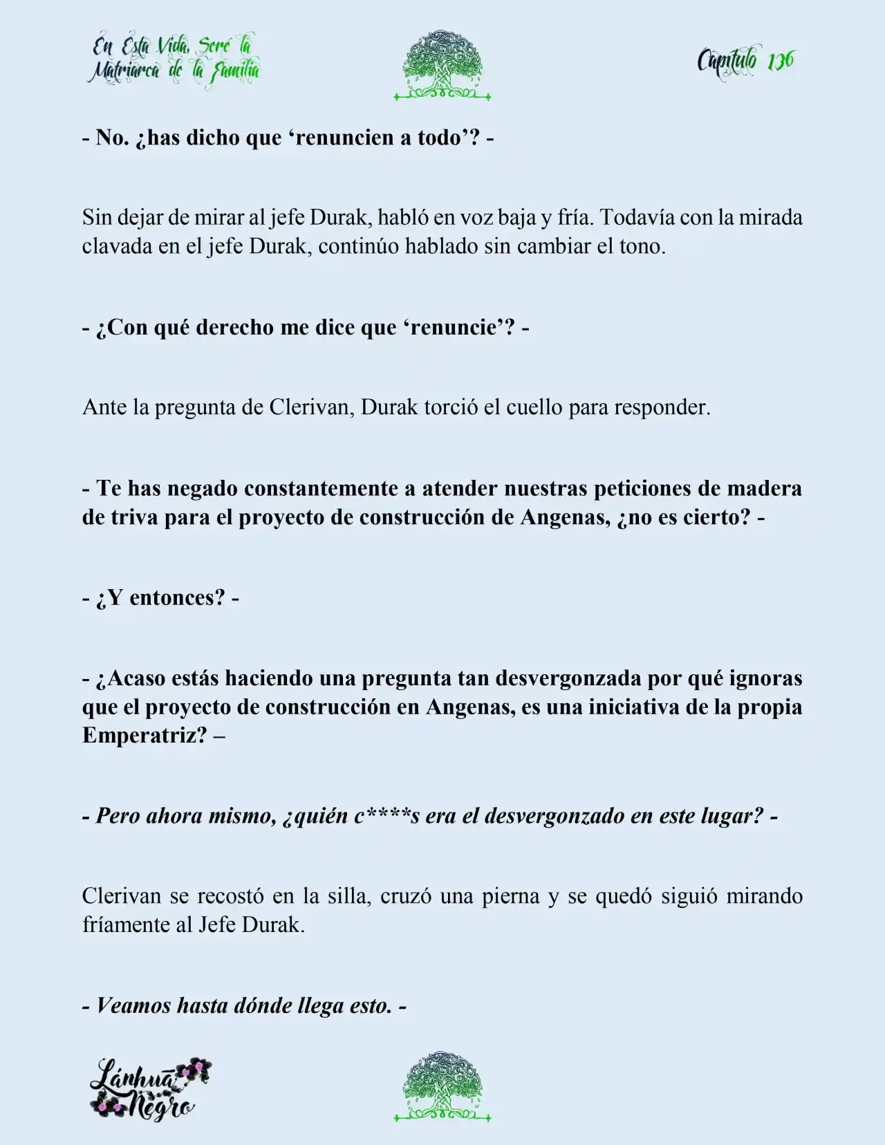 En Esta Vida Seré La Matriarca De Esta Familia (Novela) (Novela) - Capítulo 136 - Página 9 - LectorTMOo