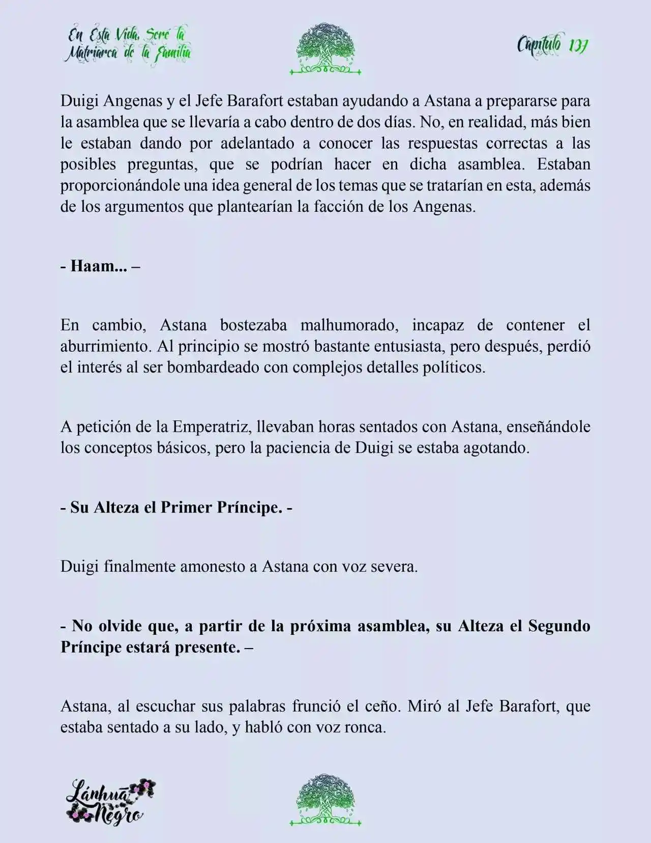 En Esta Vida Seré La Matriarca De Esta Familia (Novela) (Novela) - Capítulo 137 - Página 4 - LectorTMOo